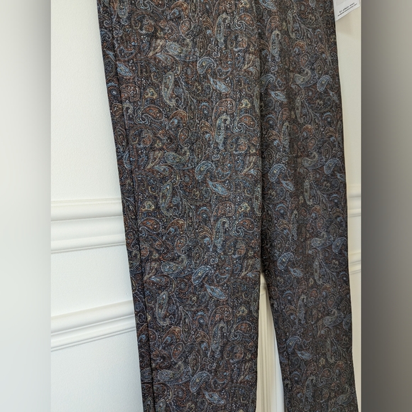 Luxury Canadian Mode De Vie Paisley Pants, Brand New with Tags - Picture 3 of 7